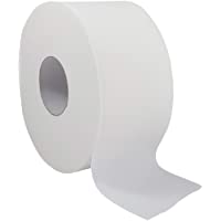 Papel Higiénico Industrial. Rollo de 160 metros y 490 gramos. Doble Capa con precorte Gofrado. Caja 12 unidades.